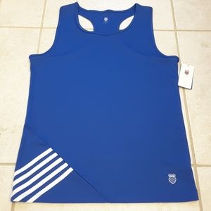 K-Swiss Racerback Tank Top Size Large NEW